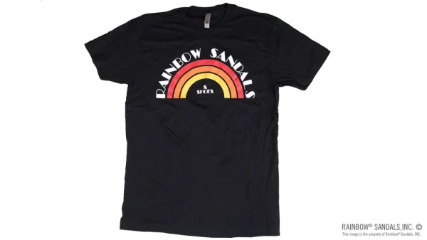 Men’s T-Shirt Vintage Rainbow Sandals Logo