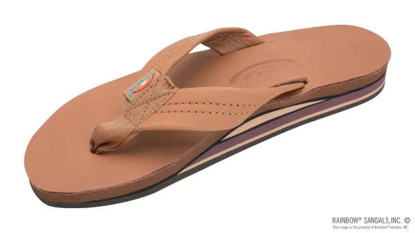 Double Layer Arch Support Classic Leather with 1″ Strap